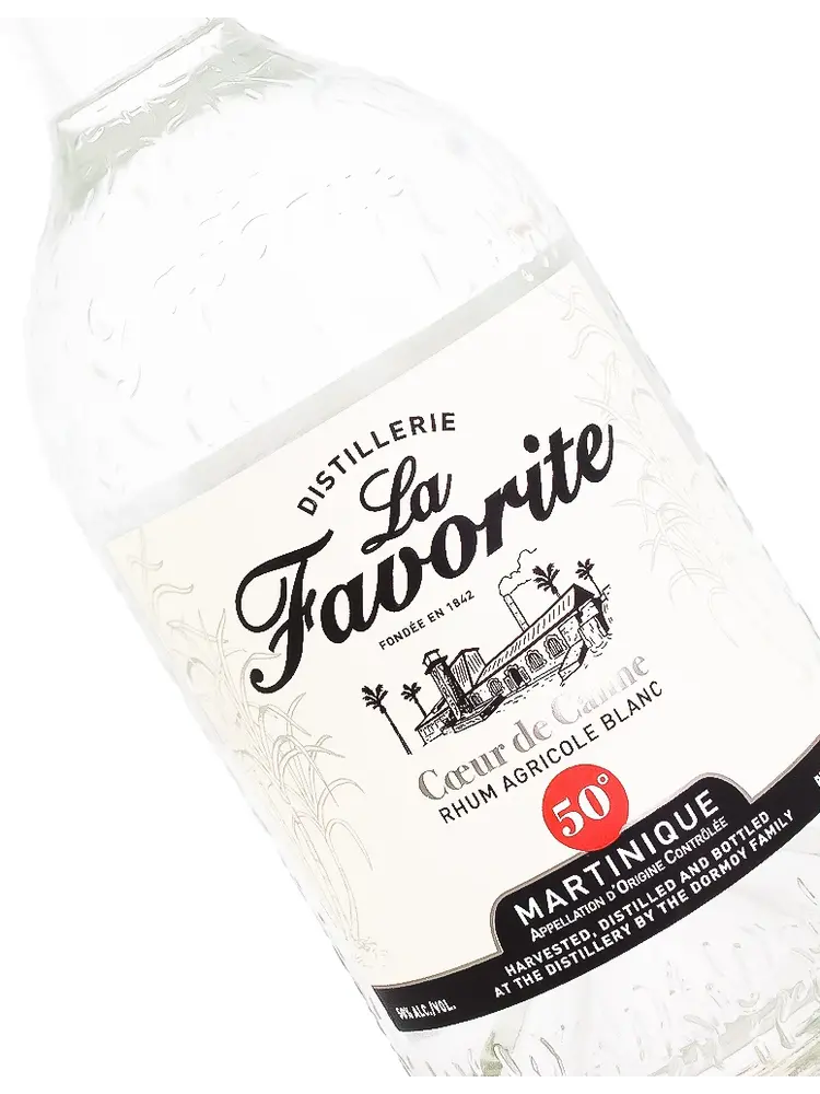 La Favorite Coeur de Canne Rhum Agricole Blanc 1 Liter, Martinique
