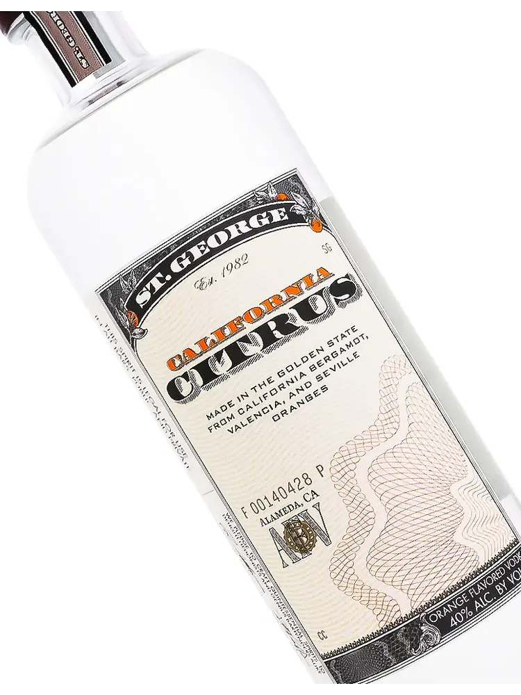 St. George California Citrus Vodka