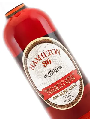 Hamilton 86 "Demerara River" Rum 1 Liter, Guyana
