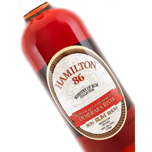 Hamilton 86 "Demerara River" Rum 1 Liter, Guyana