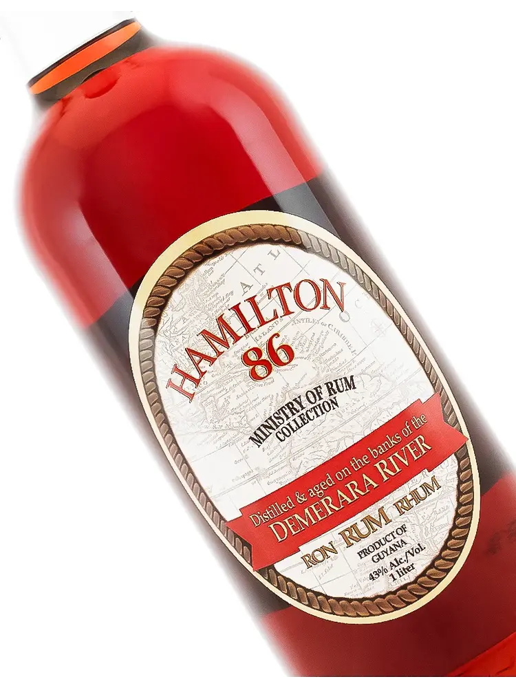 Hamilton 86 "Demerara River" Rum 1 Liter, Guyana