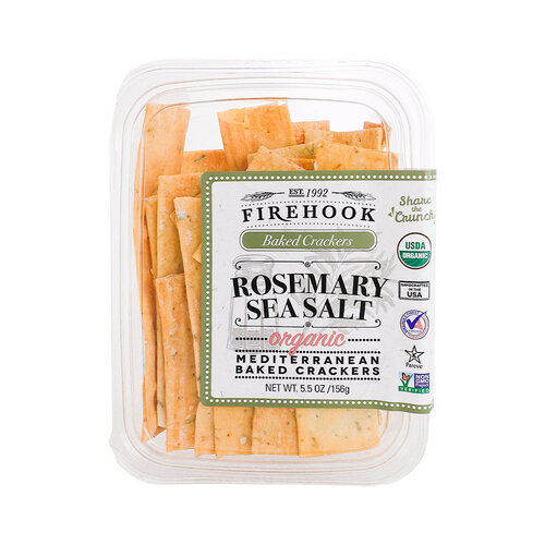 Firehook Rosemary & Sea Salt Crackers  5.5oz Container, Chantilly, Virginia