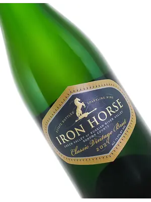Iron Horse 2021 Classic Vintage Brut Sparkling Wine, Russian River Valley, Sonoma County