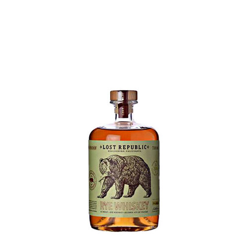 Lost Republic Rye Whiskey, Sonoma County