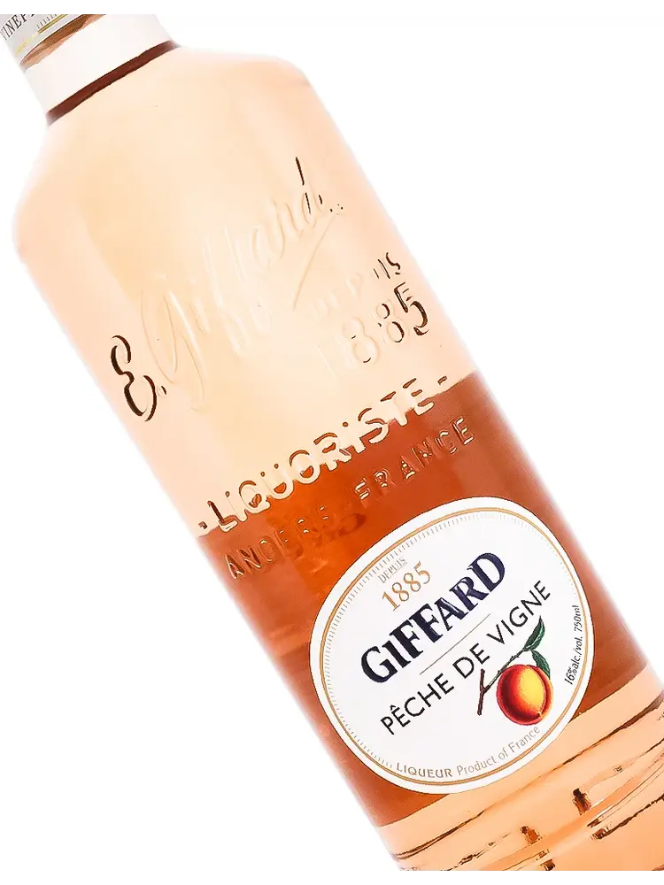 Giffard "Creme De Peche De Vigne" Liqueur, France
