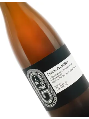 de Garde Brewing "Peach Premiere" Farmhouse Ale 750ml Bottle - Tillamook, OR