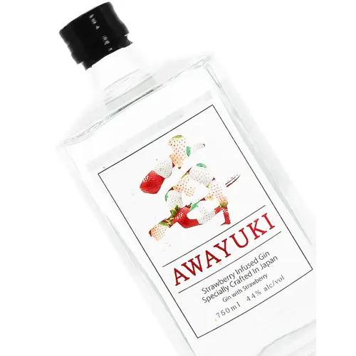 Awayuki Strawberry Infused Gin, Japan