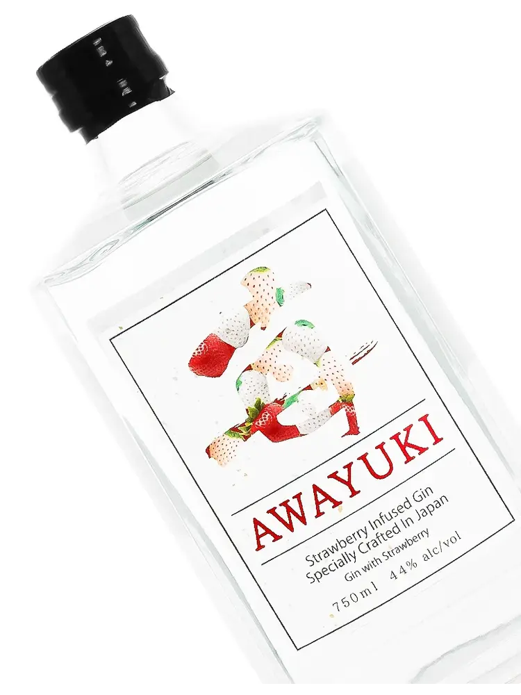 Awayuki Strawberry Infused Gin, Japan