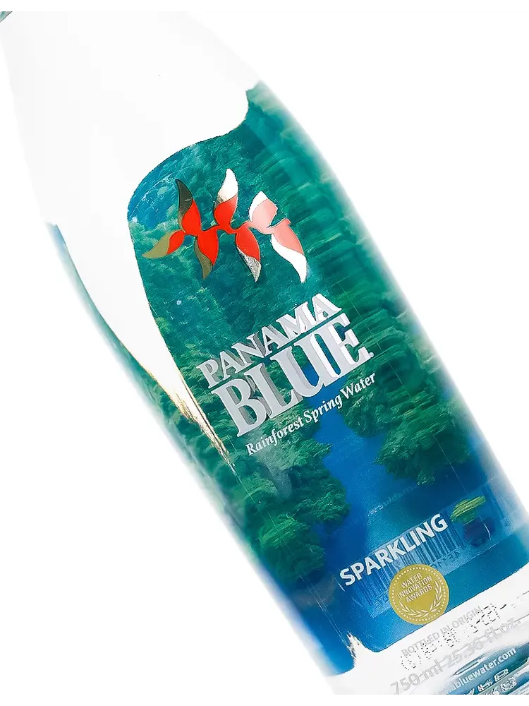 Panama Blue Sparkling Spring Water 750ml Bottle, Panama