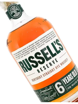 Russell's Reserve Kentucky Straight Rye Whiskey 6 Years Old, Lawrenceburg, Kentucky