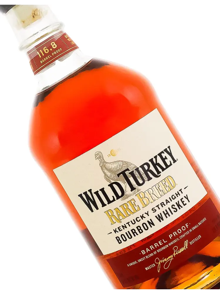 Wild Turkey "Rare Breed" Kentucky Straight Bourbon Whiskey Barrel Proof, Lawrenceburg, Kentucky