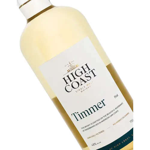 High Coast Timmer Peat Smoke Single Malt Whisky, Sweden