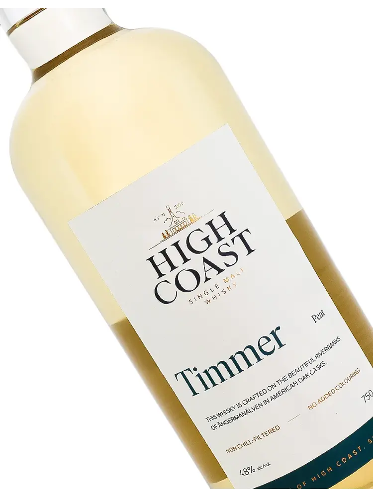 High Coast Timmer Peat Smoke Single Malt Whisky, Sweden