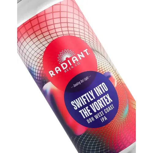 Radiant Beer "Swiftly Into The Vortex" DDH West Coast IPA 16oz Can - Anaheim, CA