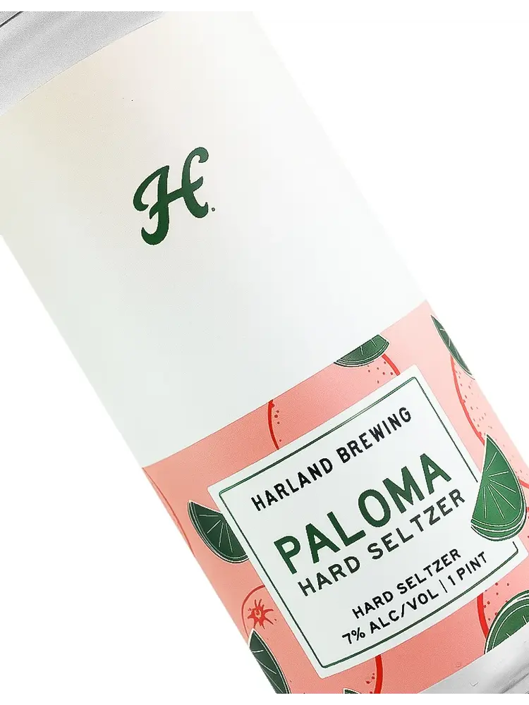 Harland Brewing "Paloma" Hard Seltzer 16oz Can - San Diego, CA