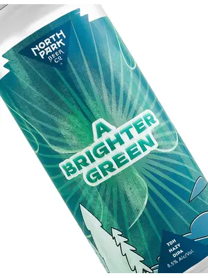 North Park Beer "A Brighter Green" TDH Hazy DIPA 16oz Can - San Diego, CA