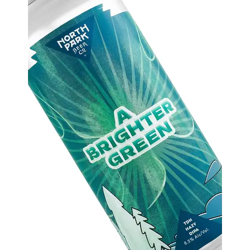 North Park Beer "A Brighter Green" TDH Hazy DIPA 16oz Can - San Diego, CA