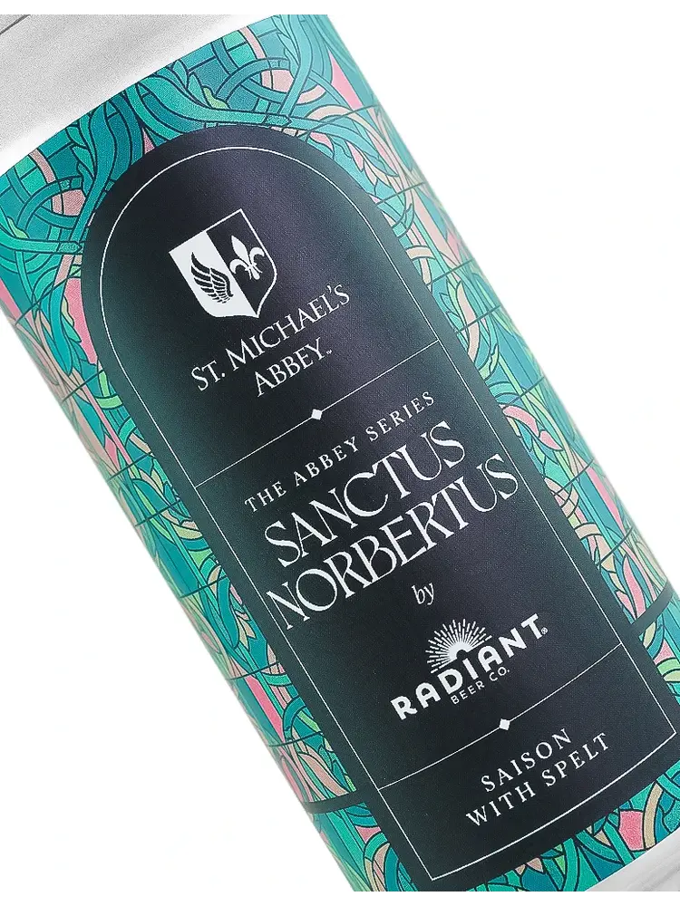 Radiant Beer "Sanctus Norbertus" Saison 16oz Can - Anaheim, CA