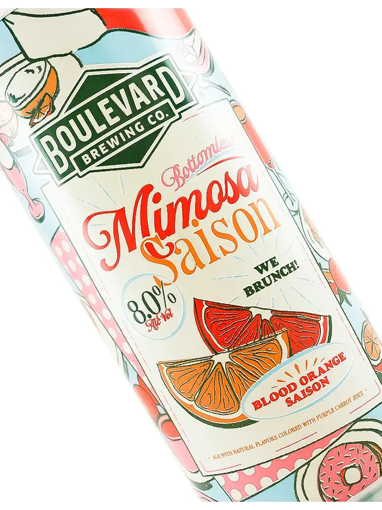 Boulevard Brewing "Bottomless Mimosa Saison" Blood Orange Saison 16oz Can - Kansas City, MO