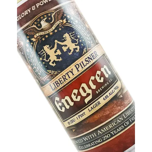 Enegren Brewing "Liberty Pilsner" Lager 16oz Can - Moorpark, CA