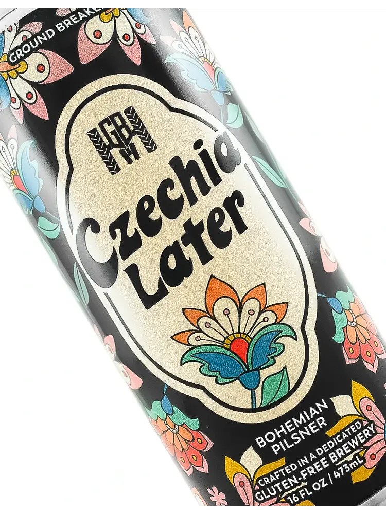 Ground Breaker Brewing "Czechia Later" Bohemian Pilsner 16oz Can - Portland, OR