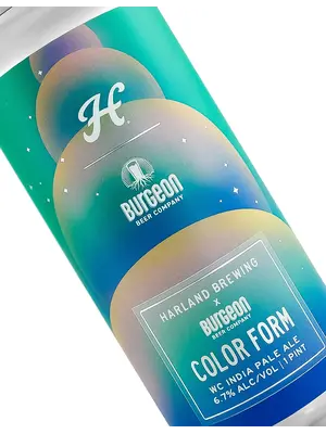 Harland Brewing/Burgeon Beer "Color Form" WC India Pale Ale 16oz Can - San Diego, CA