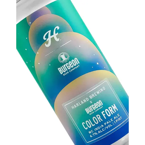 Harland Brewing/Burgeon Beer "Color Form" WC India Pale Ale 16oz Can - San Diego, CA
