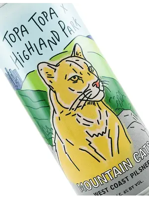 Topa Topa Brewing/Highland Park "Mountain Cats" West Coast Pilsner 16oz Can - Ventura, CA