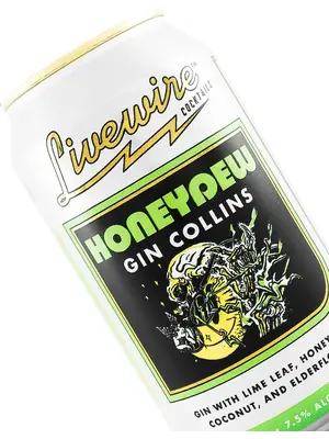 Livewire "Honeydew" Gin Collins Soju 12oz Can, Grand Mound, Washington