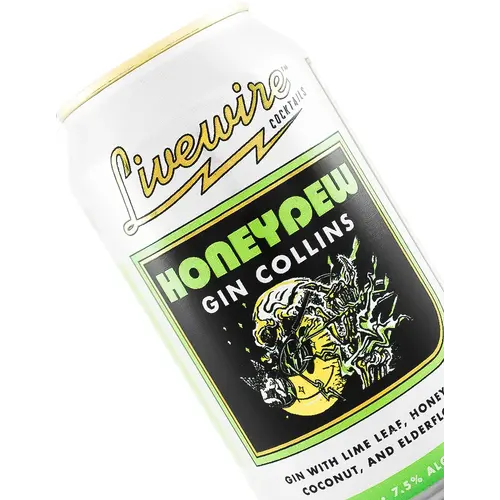 Livewire "Honeydew" Gin Collins Soju 12oz Can, Grand Mound, Washington