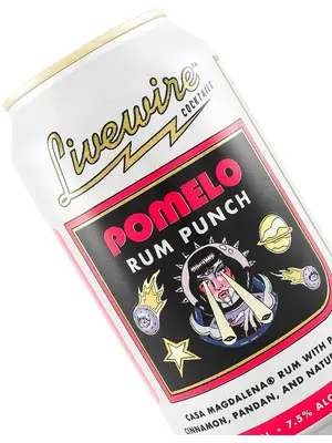 Livewire "Pomelo" Rum Punch Soju 12oz Can, Grand Mound, Washington