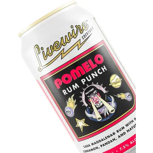 Livewire "Pomelo" Rum Punch Soju 12oz Can, Grand Mound, Washington