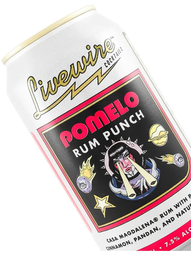 Livewire "Pomelo" Rum Punch Soju 12oz Can, Grand Mound, Washington