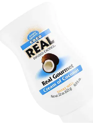 Real Infused Exotics "Cream Of Coconut" 16.9oz Plastic Bottle, New Albany, Indiana