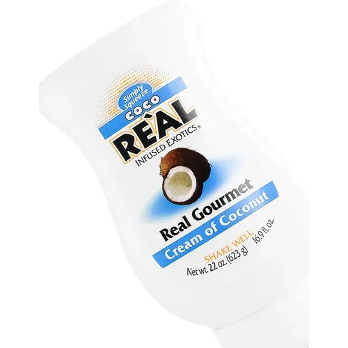 Real Infused Exotics "Cream Of Coconut" 16.9oz Plastic Bottle, New Albany, Indiana