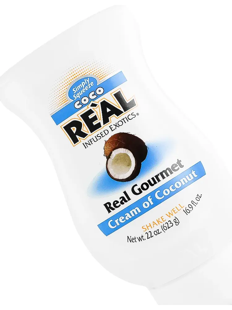 Real Infused Exotics "Cream Of Coconut" 16.9oz Plastic Bottle, New Albany, Indiana