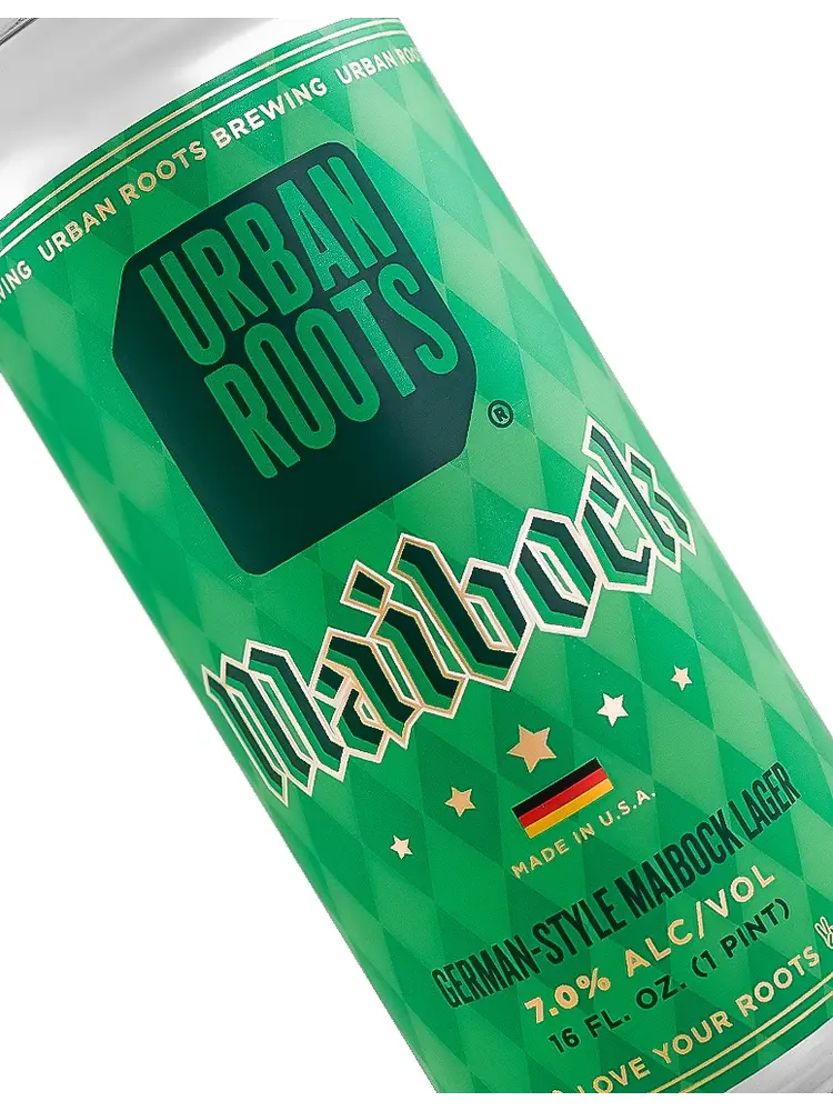 Urban Roots Brewing "Maibock" German Style Maibock Lager 16oz Can - Sacramento, CA
