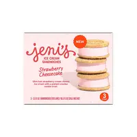 Jeni's "Strawberry Cheesecake" Ice Cream Sandwiches 3 Pack, Ohio