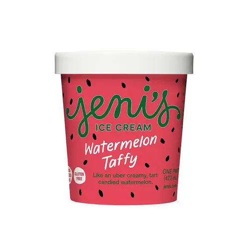 Jeni's "Watermelon Taffy" Ice Cream Pint, Ohio