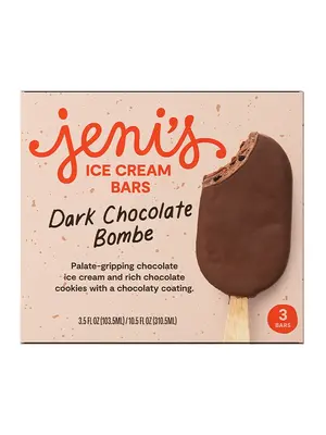 Jeni's "Dark Chocolate Bombe" Ice Cream Bars 3 Pack, Ohio