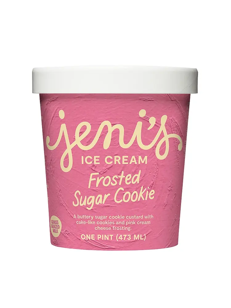 Jeni's "Frosted Sugar Cookie" Ice Cream Pint, Ohio