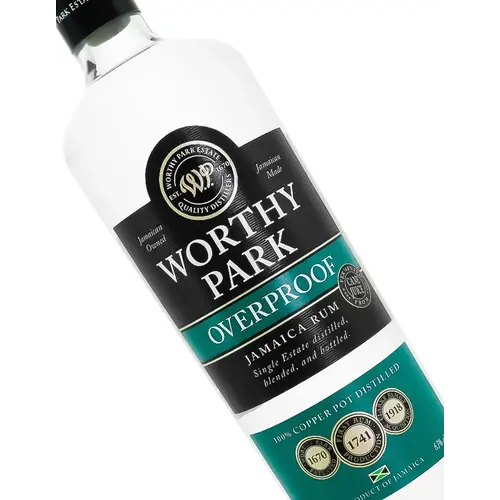 Worthy Park "Overproof" Jamaica Rum