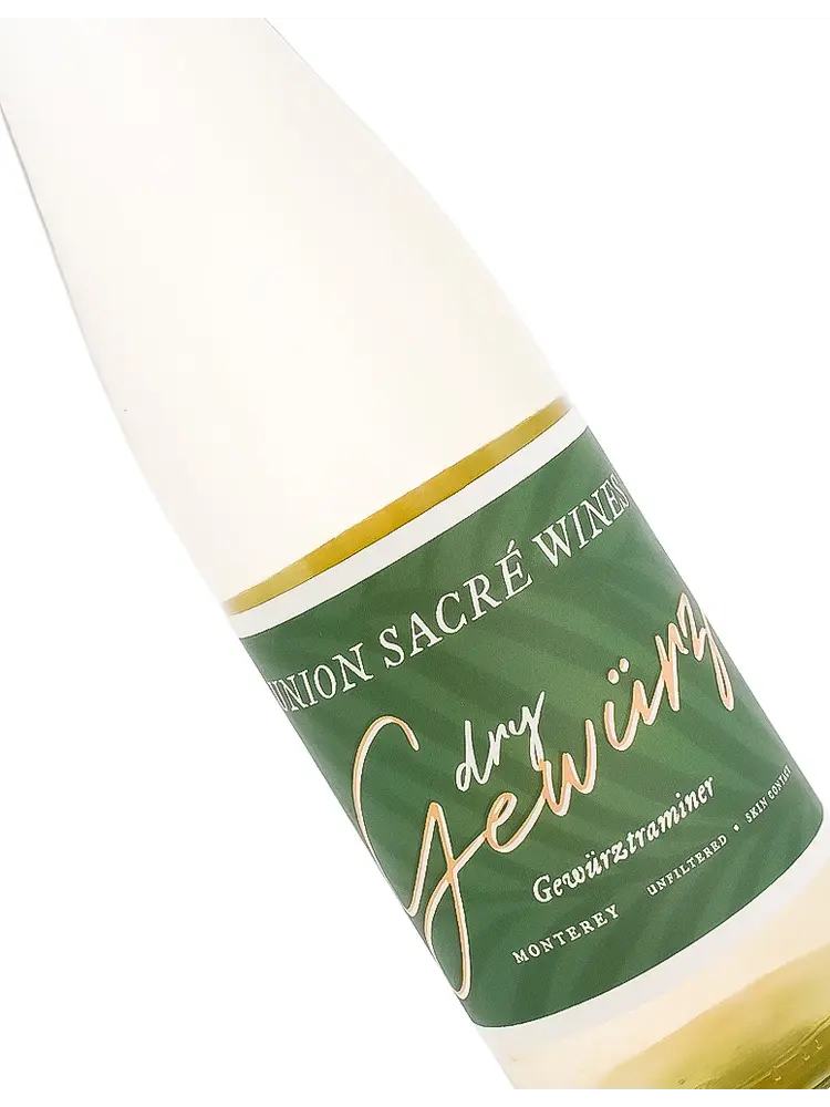 Union Sacre 2025 Dry Gewurztraminer Unfiltered Skin Contact, Monterey