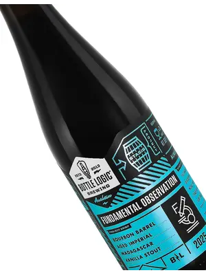 Bottle Logic Brewing “Fundamental Observation 2026” Bourbon Barrel Aged Imperial Stout 500ml Bottle - Anaheim CA