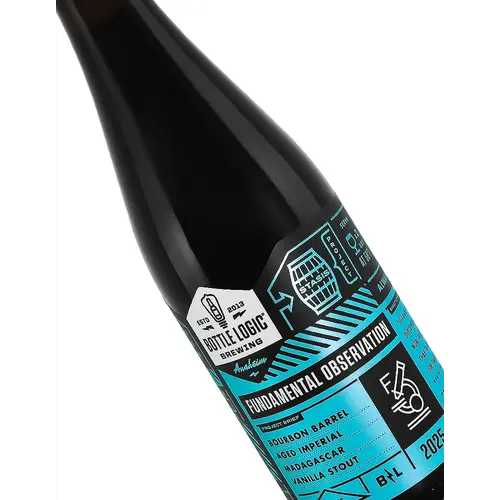 Bottle Logic Brewing “Fundamental Observation 2026” Bourbon Barrel Aged Imperial Stout 500ml Bottle - Anaheim CA
