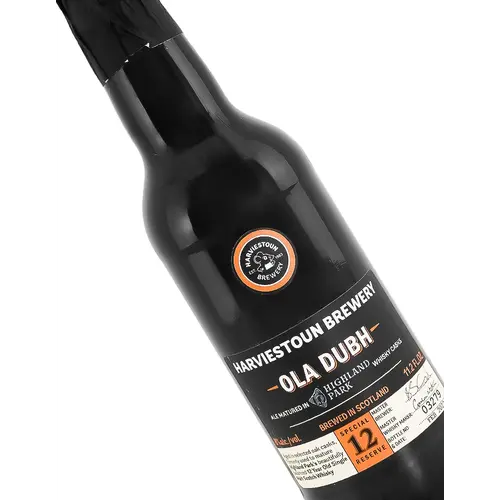 Harviestoun Brewery "Ola Dubh" Special 12 Reserve Whisky Casks 330ml Bottle - Scotland