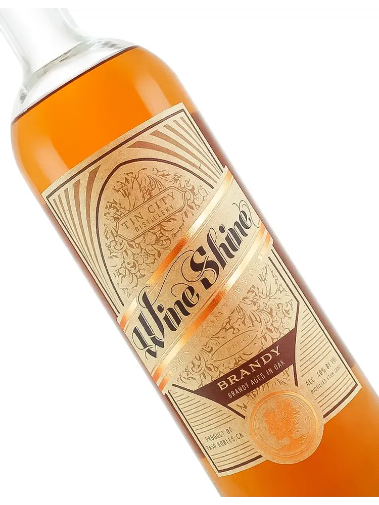 Tin City Distillery "Wine Shine" Brandy Aged In Oak, Paso Robles