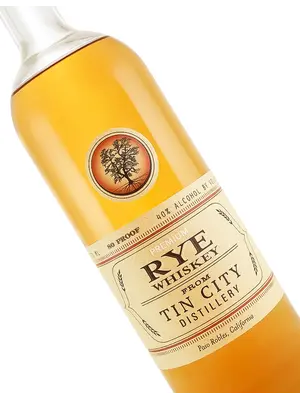 Tin City Distillery Premium Rye Whiskey, Paso Robles, California
