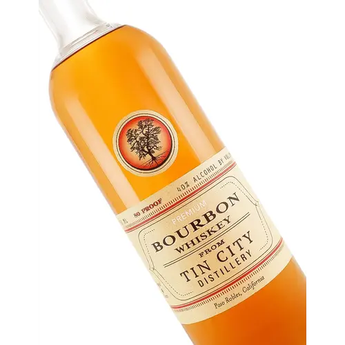 Tin City Distillery Premium Bourbon Whiskey, Paso Robles, California