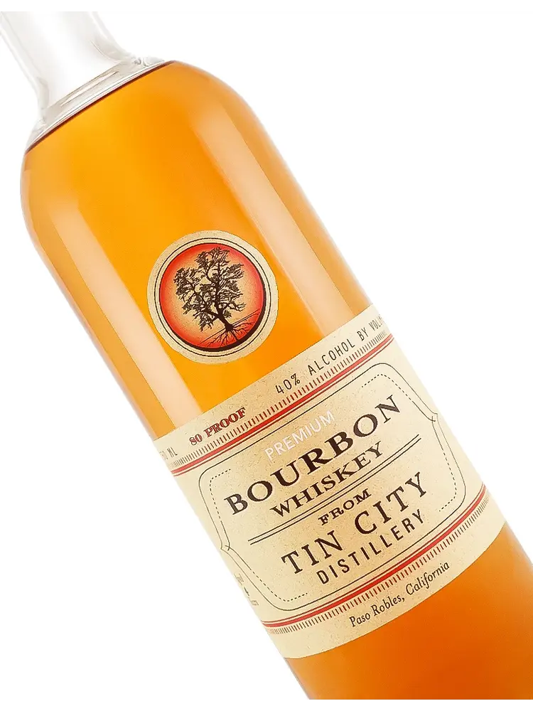 Tin City Distillery Premium Bourbon Whiskey, Paso Robles, California